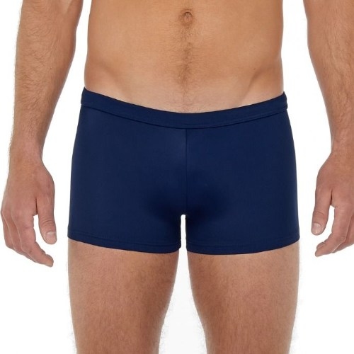 HOM Bademode Sea Life navy-blau schwimmboxer