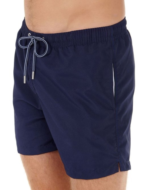 HOM Bademode Sea Life navy-blau badehose