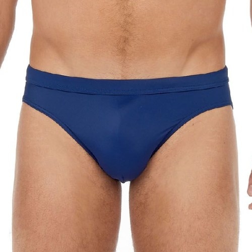 HOM Bademode Sea Life navy-blau badeslip