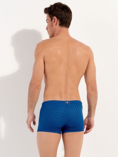 HOM Bademode Hendaye blau schwimmboxer