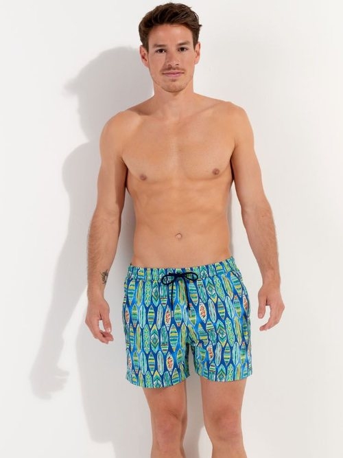HOM Bademode Marbella blau badehose