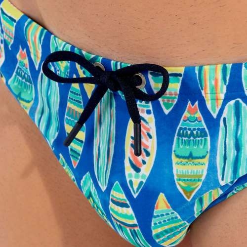 HOM Bademode Marbella blau badeslip