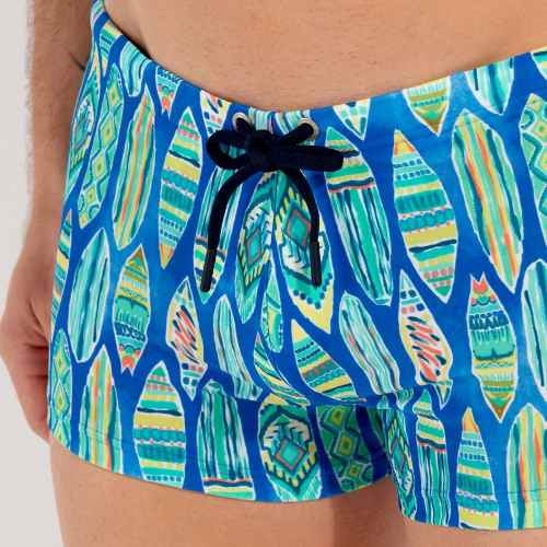 HOM Bademode Marbella blau schwimmboxer