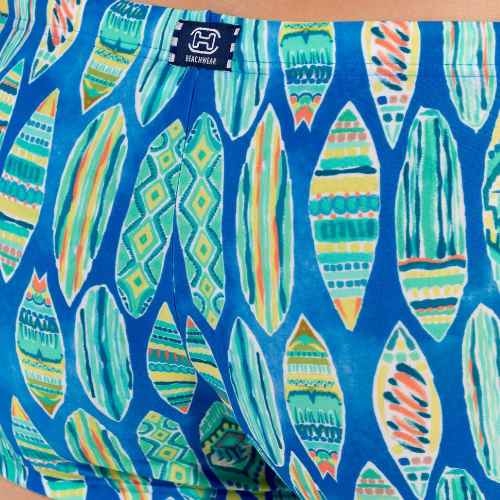 HOM Bademode Marbella blau schwimmboxer