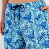 HOM Swimwear Tartane blau badehose