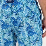HOM Swimwear Tartane blau badehose