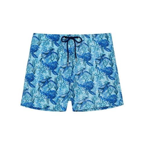 HOM Swimwear Tartane blau badehose