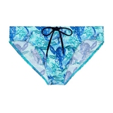 HOM Swimwear Tartane blau badeslip