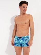 HOM Swimwear Tartane blau schwimmboxer