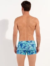 HOM Swimwear Tartane blau schwimmboxer