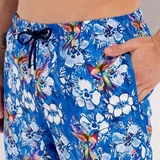 HOM Swimwear Colibris blau badehose