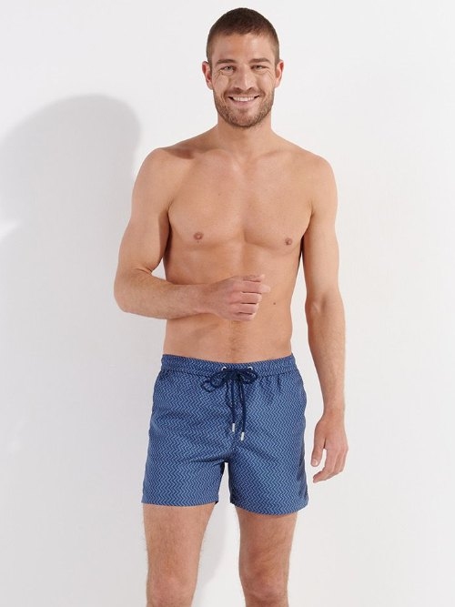 HOM Bademode Morny navy-blau badehose