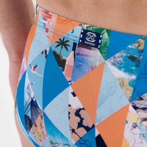 HOM Bademode Port Cros blau badeslip