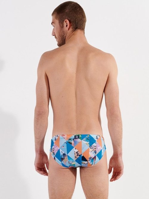 HOM Bademode Port Cros blau badeslip