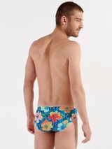 HOM Swimwear Dino türkis badeslip