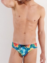 HOM Swimwear Dino türkis badeslip