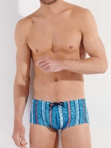HOM Swimwear Harrisson türkis schwimmboxer