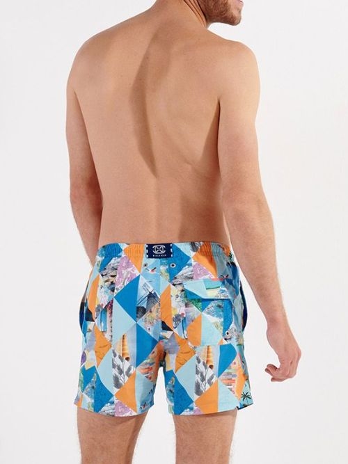 HOM Bademode Port Cros blau badehose