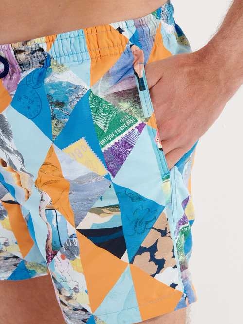 HOM Bademode Port Cros blau badehose