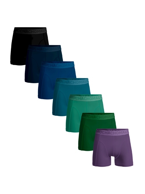 Muchachomalo Solid  schwarz baumwoll-boxershort