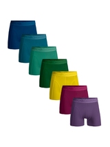 Muchachomalo Solid  blau baumwoll-boxershort