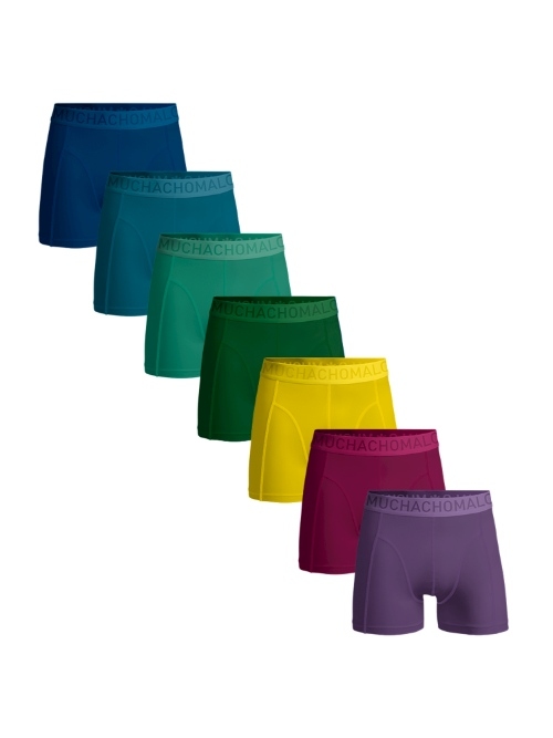 Muchachomalo Solid  blau baumwoll-boxershort