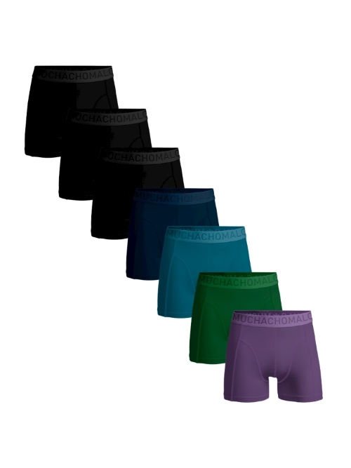 Muchachomalo Solid  schwarz baumwoll-boxershort