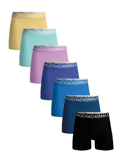 Muchachomalo Solid  schwarz baumwoll-boxershort