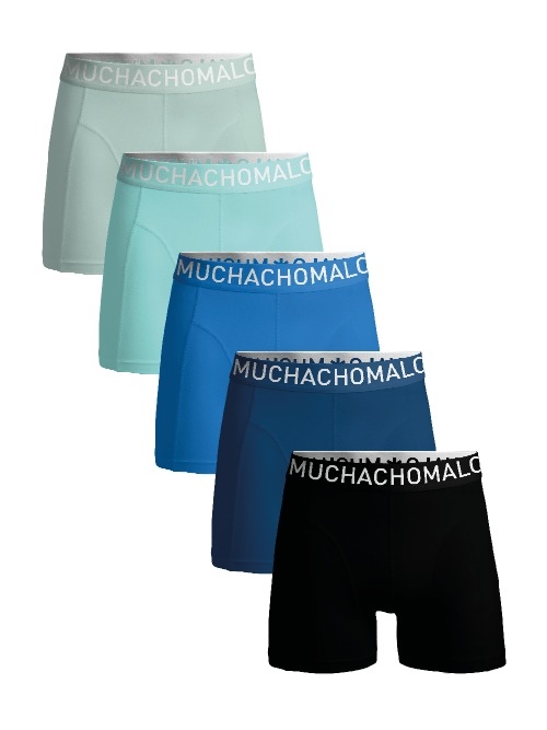 Muchachomalo Solid  schwarz baumwoll-boxershort