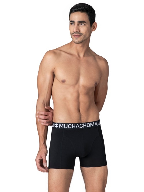 Muchachomalo Solid  schwarz baumwoll-boxershort