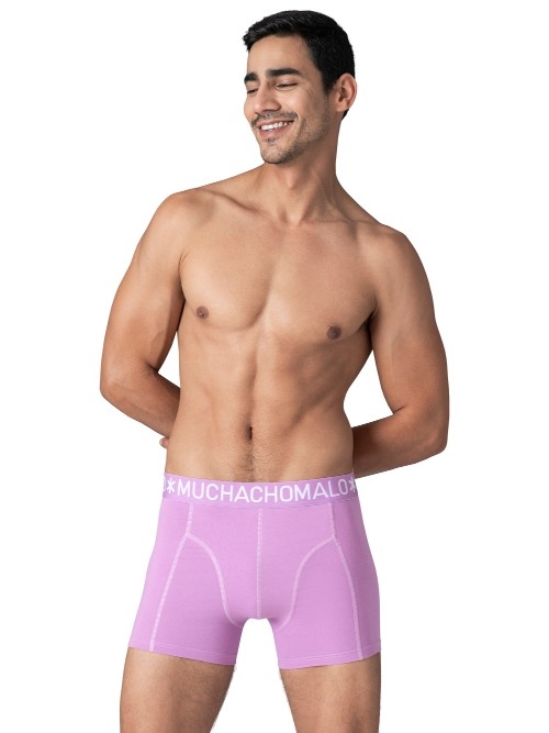 Muchachomalo Solid  rot baumwoll-boxershort