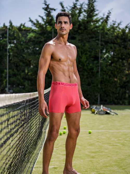 Muchachomalo Solid  blau sport boxershort