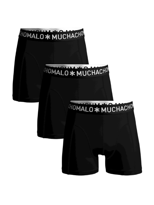 Muchachomalo Solid  schwarz baumwoll-boxershort