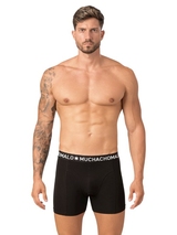 Muchachomalo Solid  schwarz baumwoll-boxershort