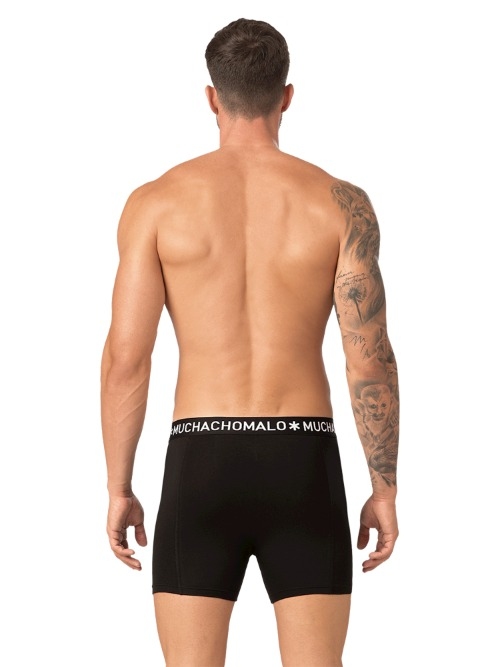 Muchachomalo Solid  schwarz baumwoll-boxershort