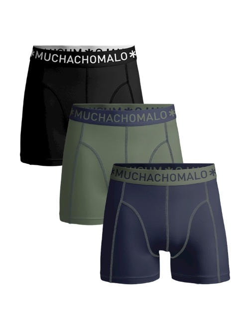 Muchachomalo Solid  navy-blau baumwoll-boxershort