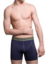 Muchachomalo Solid  navy-blau baumwoll-boxershort