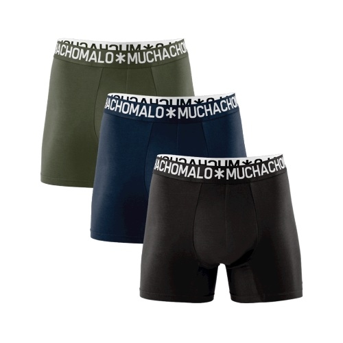 Muchachomalo Solid  navy-blau baumwoll-boxershort