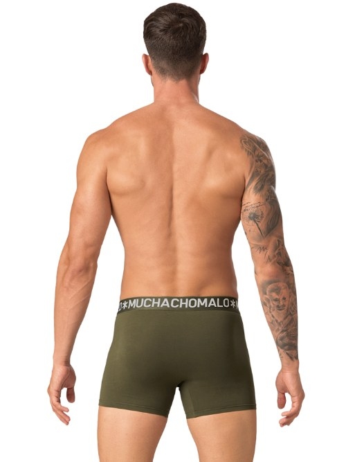 Muchachomalo Solid  navy-blau baumwoll-boxershort