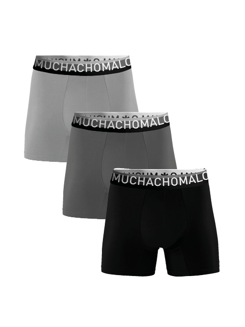 Muchachomalo Solid  schwarz baumwoll-boxershort