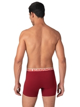 Muchachomalo Solid  rot baumwoll-boxershort