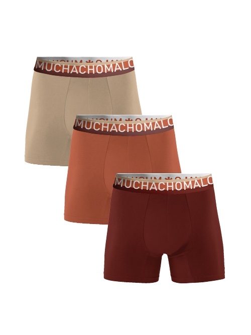 Muchachomalo Solid  rot baumwoll-boxershort