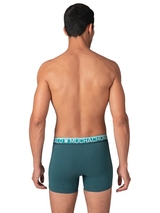 Muchachomalo Solid  grün baumwoll-boxershort