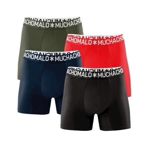 Muchachomalo Solid  navy-blau baumwoll-boxershort