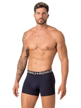 Muchachomalo Solid  navy-blau baumwoll-boxershort