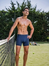 Muchachomalo Solid  schwarz sport boxershort