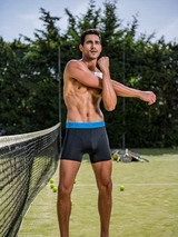 Muchachomalo Solid  schwarz sport boxershort