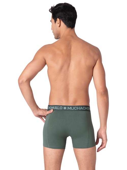 Muchachomalo Solid  blau baumwoll-boxershort