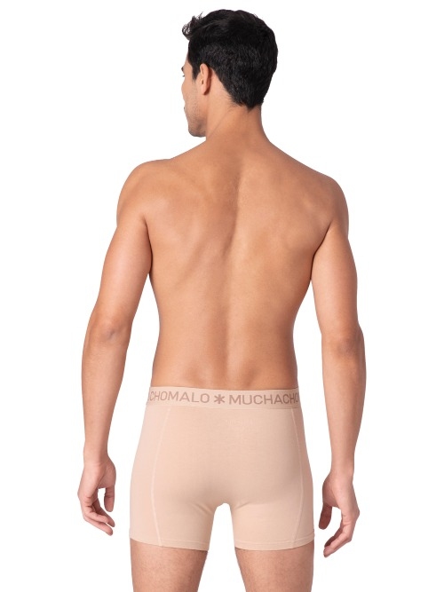 Muchachomalo Solid  beige baumwoll-boxershort