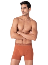 Muchachomalo Solid  orange baumwoll-boxershort